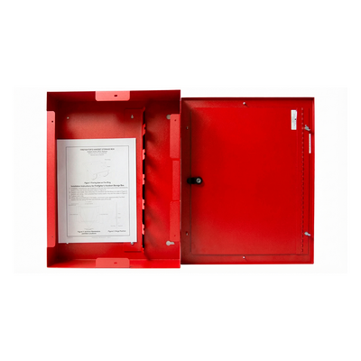 GABINETE PARA TELEFONOS DE BOMBEROS (MONTAJE EN SUPERFICIE), CON CAPACIDAD PARA HASTA CINCO TELÉFONOS, ROJO