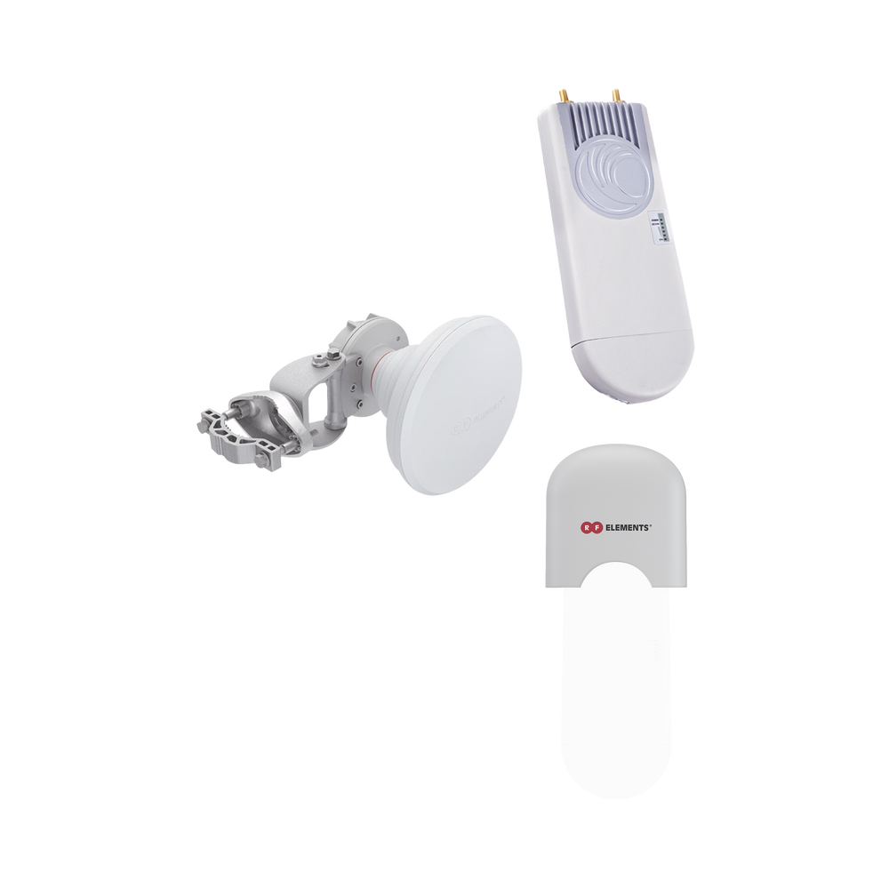 Kit Cambium ePMP-5C + RF Elements 60 grados simétricos para WISP con su adaptador TwistPort
