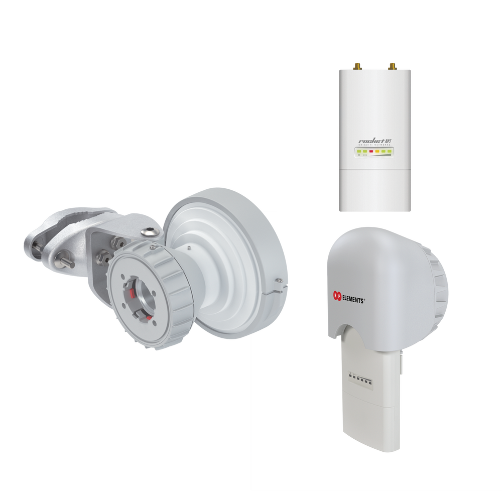 Kit  Ubiquiti  + RF Elements 90 grados para WISP