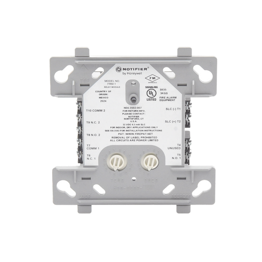 Módulo de Relevador / Direccionable / Tecnología FlashScan® / Doble relevador / Comatible con Paneles Direccionables Notifier