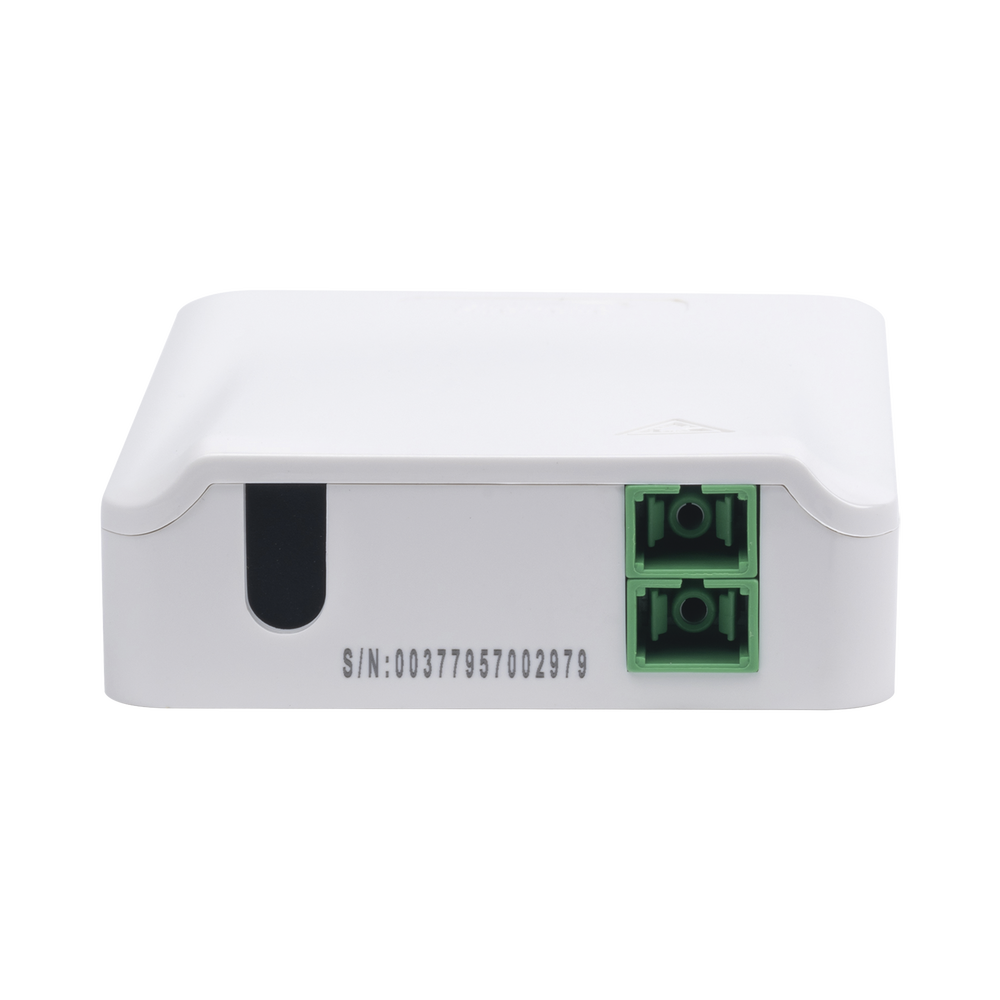 Fiber Optic Terminal Box (Rosette) with 2 SC/APC couplers, white
