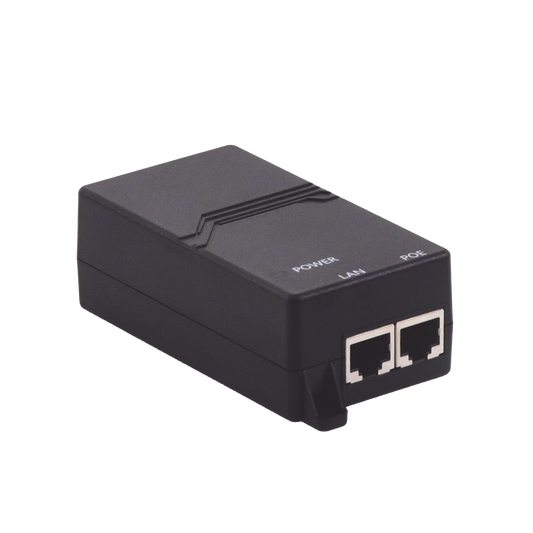 Inyector PoE Pasivo Gigabit 48 Vcd para APs Grandstream GWN7605, GWN7605LR, GWN7615, GWN7630, GWN7630LR, GWN7660, GWN7660LR y GWN7664.
