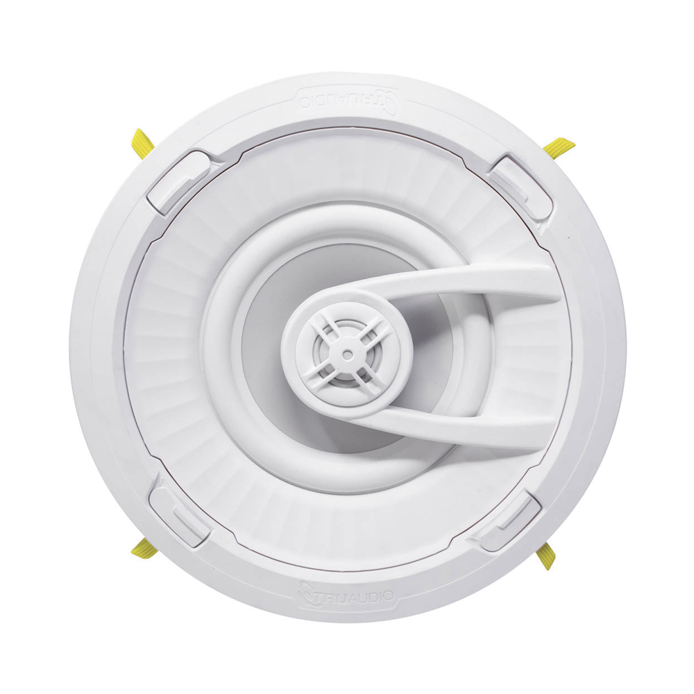 Ghost Series 7" In-Ceiling Speaker, TruGrip Design, Tool-Free Installation, White Polypropylene Woofer with Quick Connect