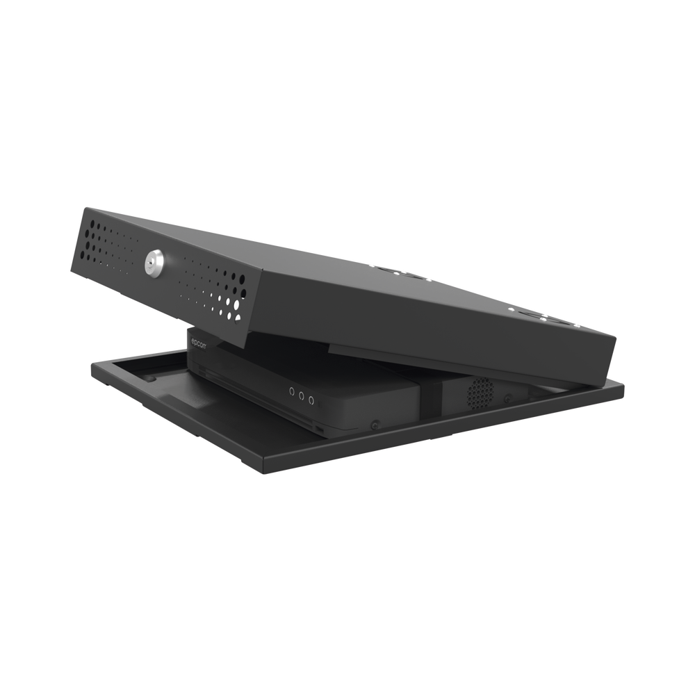 Gabinete Metálico de Seguridad para DVR/NVR. Tamaño Max. de DVR/NVR: 315 x 62 x 288 mm (An. x Al. x Prof.)