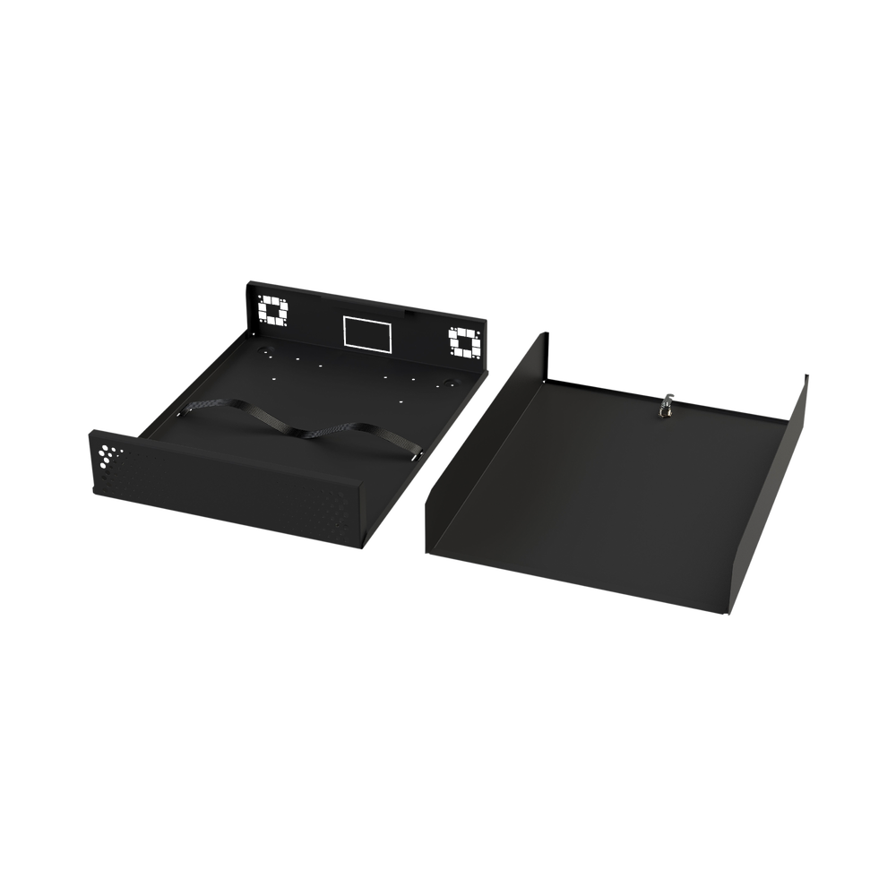 Gabinete Metálico para DVR/NVR. Tamaño Max. de DVR/NVR: 473 x 120 x 606mm (An.xAl.xProf.). Compatible con Fuente SLIM.