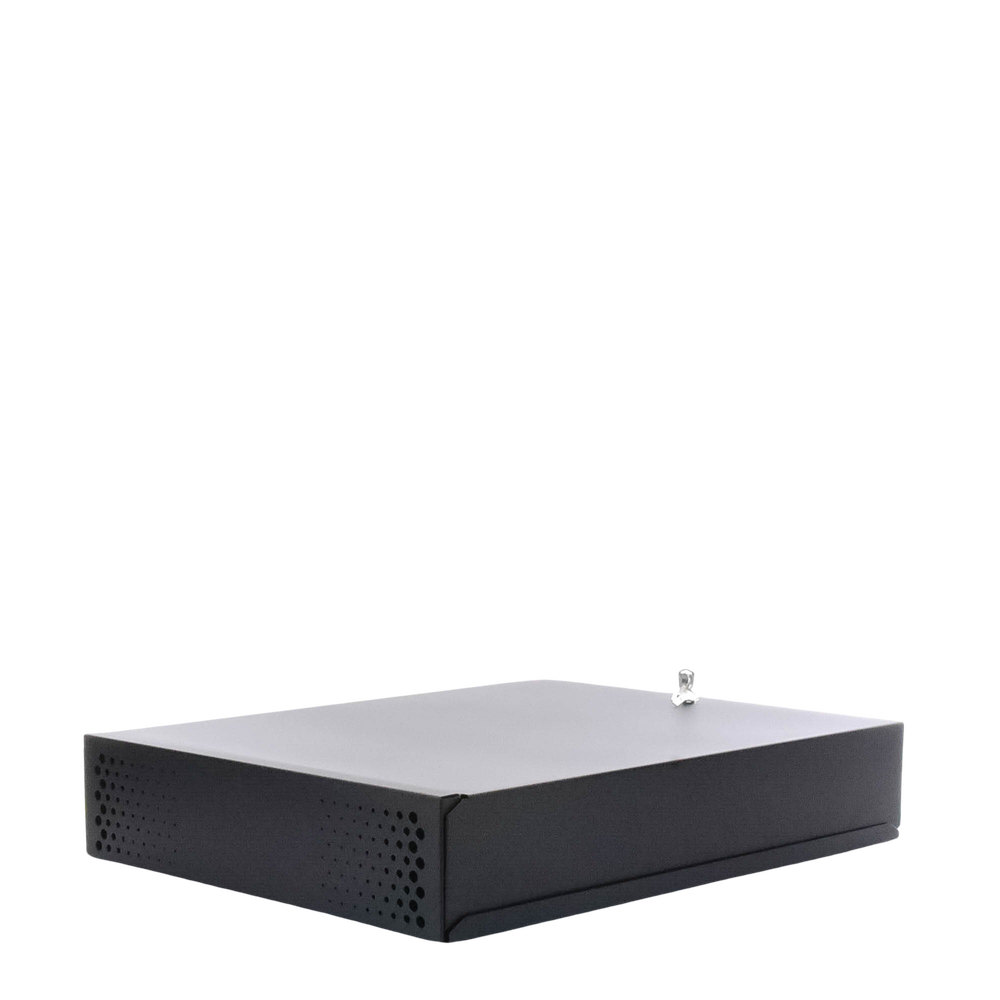 Gabinete Metálico para DVR/NVR. Tamaño Max. de DVR/NVR: 473 x 120 x 606mm (An.xAl.xProf.). Compatible con Fuente SLIM.
