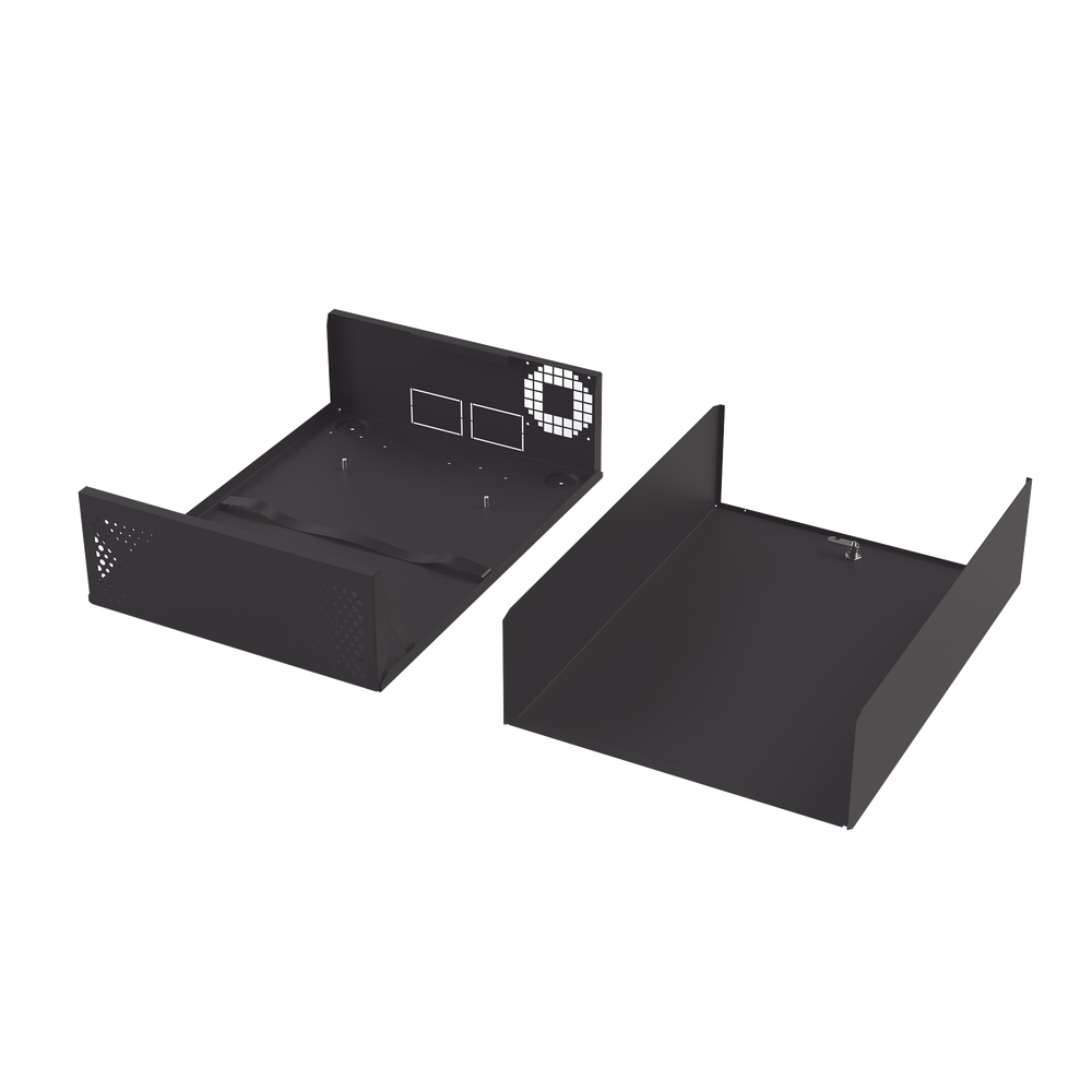Gabinete Metálico para DVR/NVR con Chapa y llave.