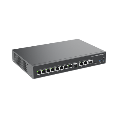 Router VPN, firewall de próxima generación, central IP PBX y switch PoE en un solo equipo, con 10 puertos Gigabit Ethern
