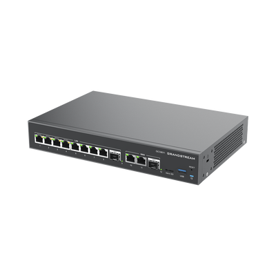 Router VPN, firewall de próxima generación, central IP PBX y switch PoE en un solo equipo, con 10 puertos Gigabit Ethern