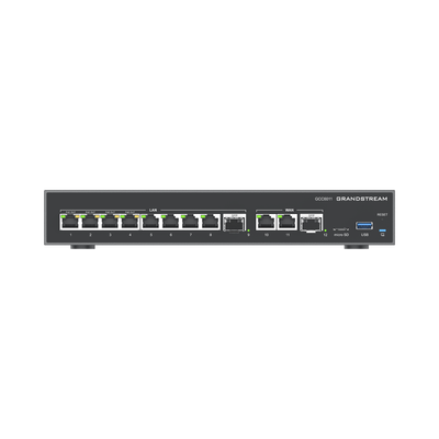 Router VPN, firewall de próxima generación, central IP PBX y switch PoE en un solo equipo, con 10 puertos Gigabit Ethern