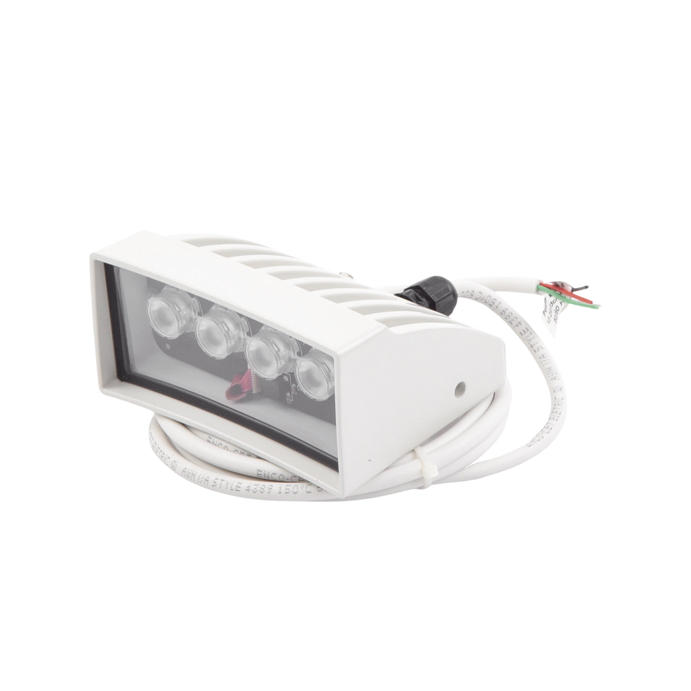 Iluminador de Luz Blanca de Bajo Consumo. Alcance 40m con Visión de 60º,  Para Intemperie. IRH60HWA