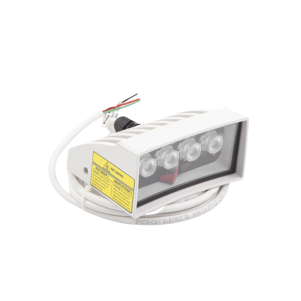 Iluminador de Luz Blanca de Bajo Consumo. Alcance 40m con Visión de 60º,  Para Intemperie. IRH60HWA