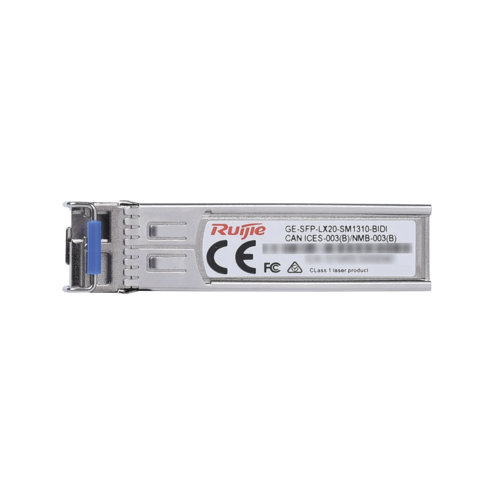 Módulo transceptor GE-SFP-LX20-SM1310-BIDI 1000BASE-LX SFP 1310nm-TX/1550nm-RX 20-km DDM Simplex LC SMF