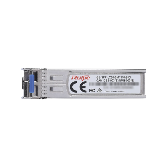 Módulo transceptor GE-SFP-LX20-SM1310-BIDI 1000BASE-LX SFP 1310nm-TX/1550nm-RX 20-km DDM Simplex LC SMF