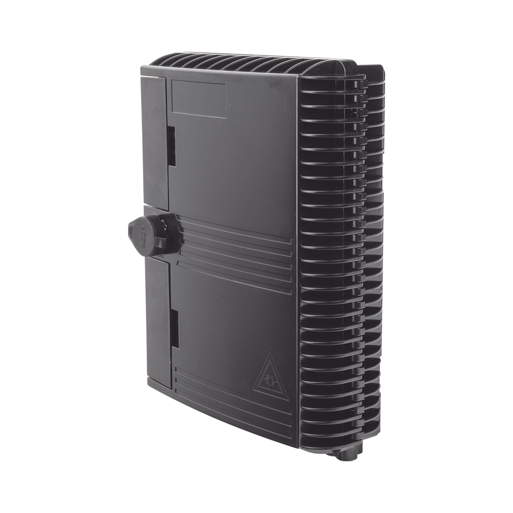 Cierre de Empalme para 24 fusiones de fibra óptica, Interior/Exterior, con 8 acopladores SC/APC y splitter 1x8, IP65