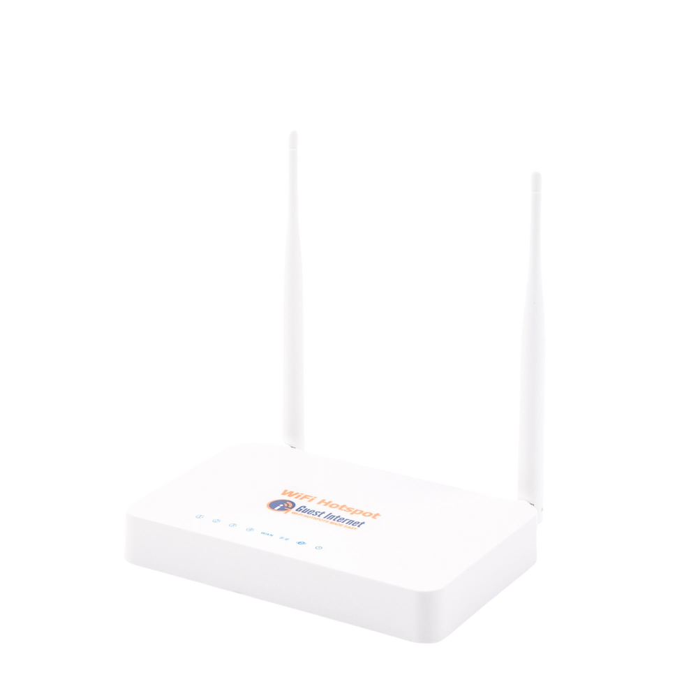 Indoor hotspot with integrated 2.4 GHz WiFi, ideal for selling Internet access codes, 2x2 MIMO, 1 WAN port - 4 LAN ports