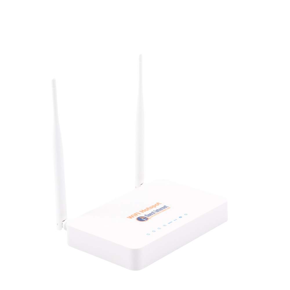 Indoor hotspot with integrated 2.4 GHz WiFi, ideal for selling Internet access codes, 2x2 MIMO, 1 WAN port - 4 LAN ports