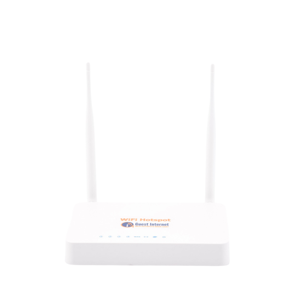 Indoor hotspot with integrated 2.4 GHz WiFi, ideal for selling Internet access codes, 2x2 MIMO, 1 WAN port - 4 LAN ports