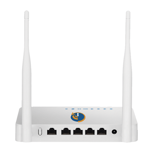 Hotspot con WiFi 2.4 GHz integrado para interior, ideal para la venta de códigos de acceso a Internet, MIMO 2x2, 1 puerto WAN - 4 puertos LAN
