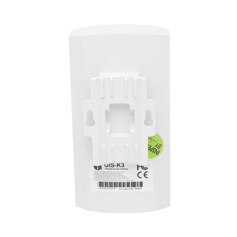 2.4 GHz outdoor wireless hotspot, 8 dBi sector antennas, 75 Mbps throughput, ideal for selling Internet access codes