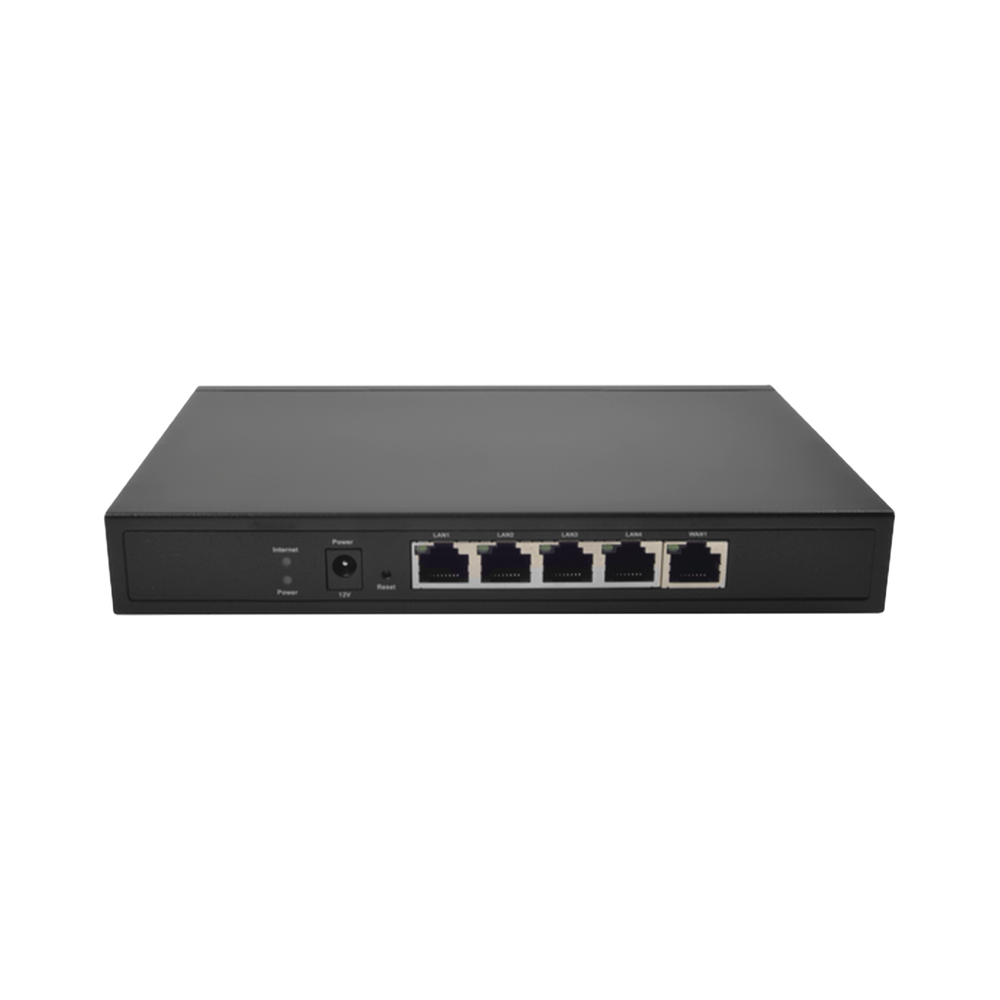 Hotspot para la venta de códigos de Internet, configuración mediante WIZARD, 1 puerto WAN, 4 puertos LAN, Throughput 100 Mbps