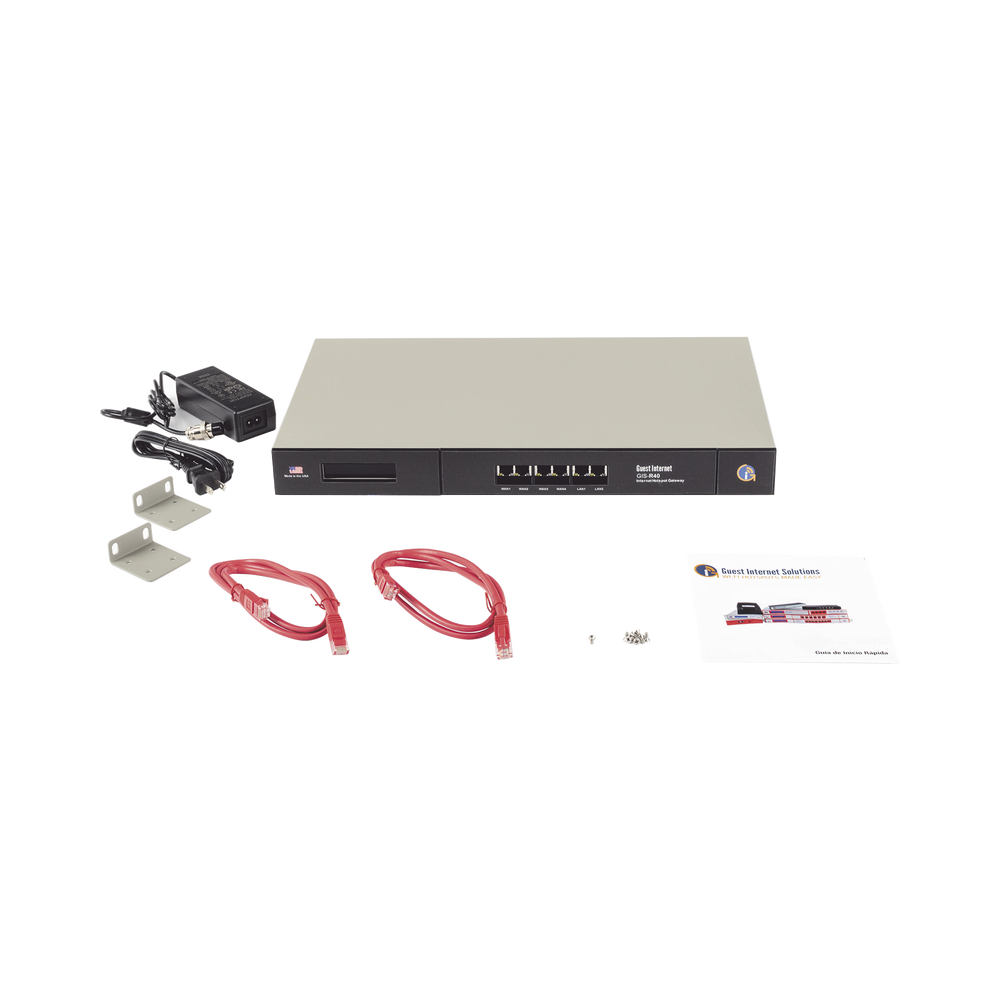 Hotspot con capacidad de hasta 1000 usuarios concurrentes, un Throughput de 300 Mbps y configuración sencilla y rápida