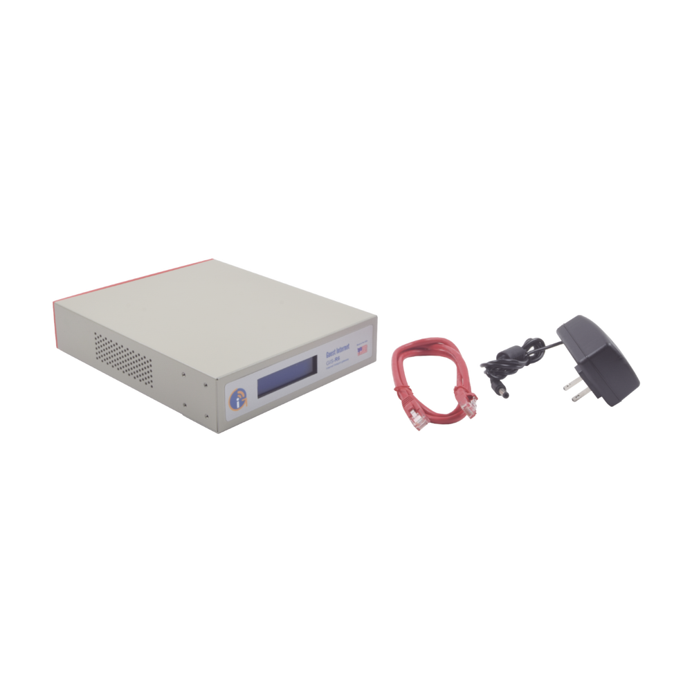 Hotspot con capacidad de hasta 100 usuarios concurrentes, un Throughput de 100 Mbps y configuración sencilla y rápida