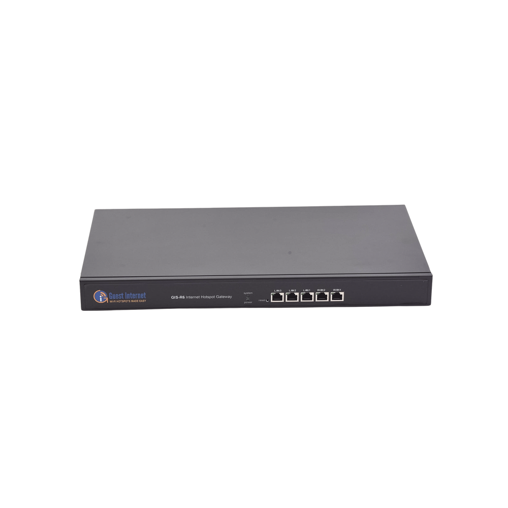 Hotspot for selling Internet codes, 200 Mbps throughput, multi-WAN, load balancing, configuration via WIZARD