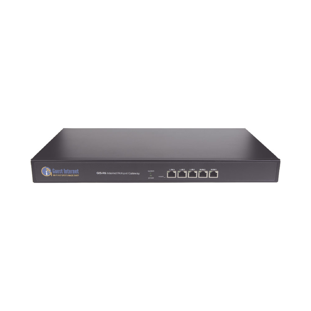Hotspot para la venta de códigos de Internet, Throughput 200 Mbps, Multi-WAN, balanceo de carga, configuración mediante WIZARD