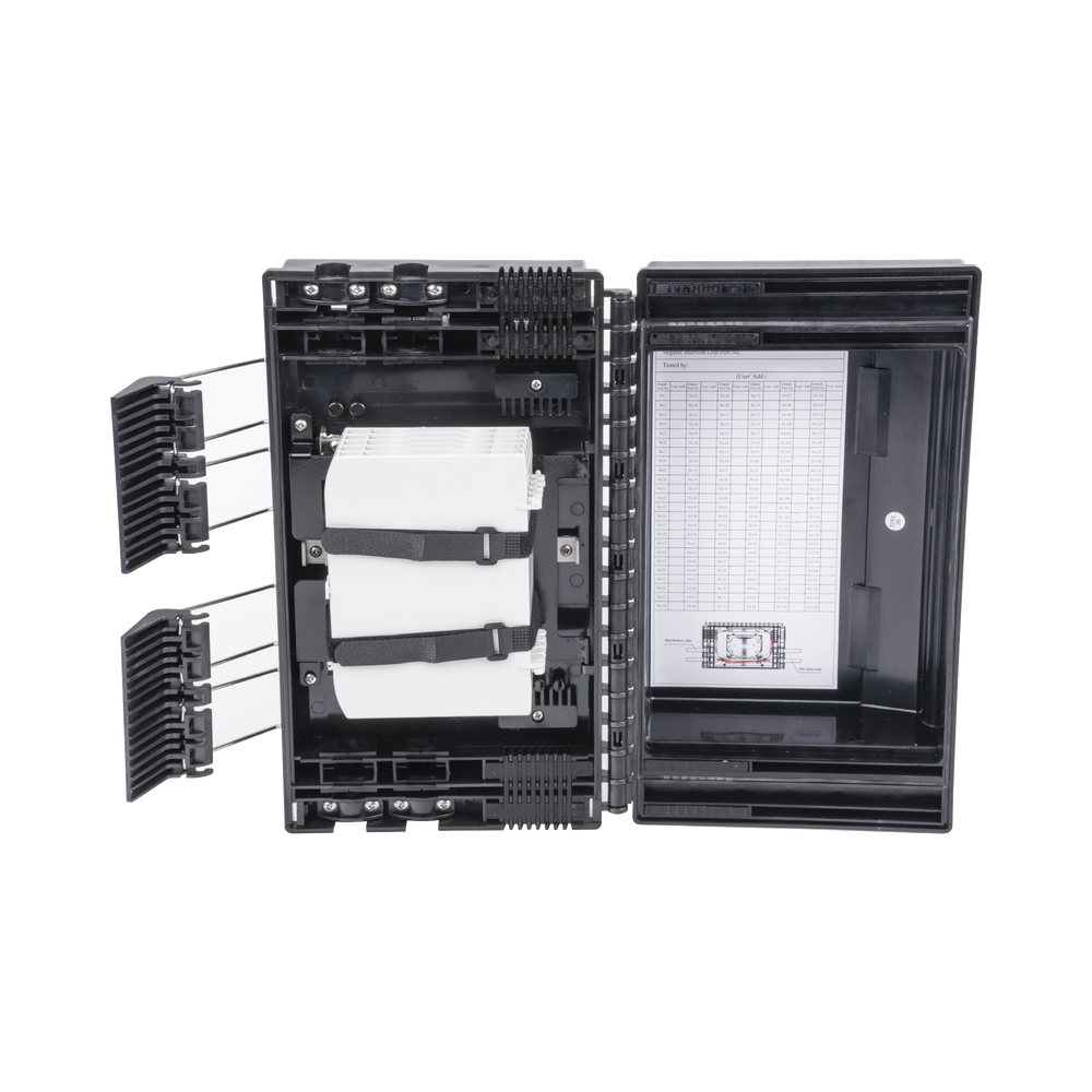 Fiber Optic Splice Box, Outdoor IP65, Aerial Installation, Up to 144 Splices