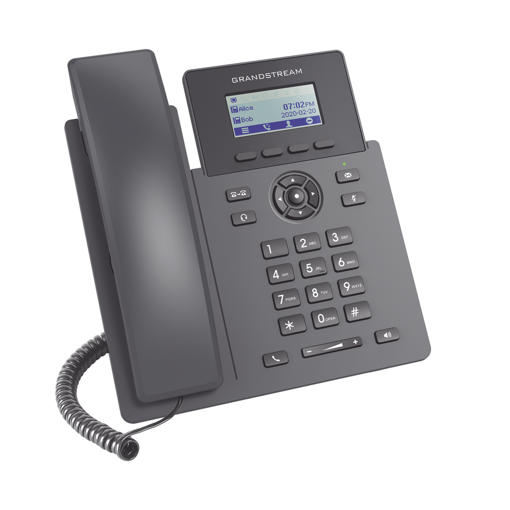 Carrier-grade IP phone, 2 SIP lines with 2 accounts, PoE, Opus codec, IPv4/IPv6 with GDMS cloud management