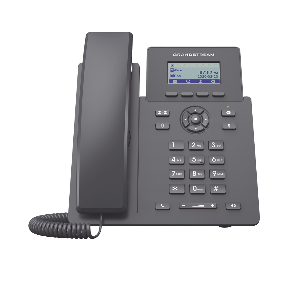 Carrier-grade IP phone, 2 SIP lines with 2 accounts, PoE, Opus codec, IPv4/IPv6 with GDMS cloud management