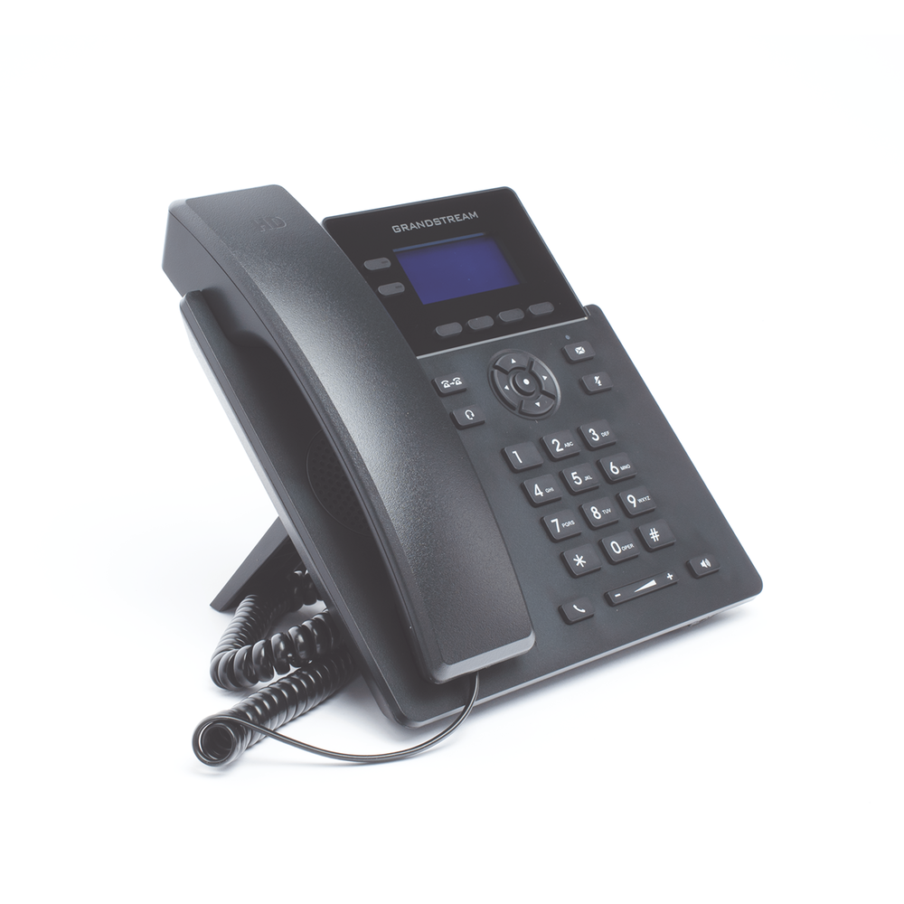 Carrier-grade IP phone, 2 SIP lines with 4 accounts, Gigabit PoE ports, Opus codec, IPv4/IPv6 with GDMS cloud management