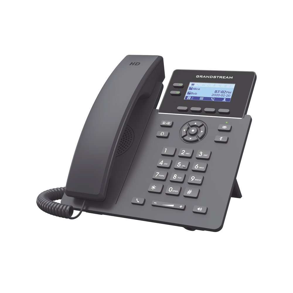 Carrier-grade Wi-Fi IP phone, 2 SIP lines with 4 accounts, Opus codec, IPV4/IPV6 with GDMS cloud management