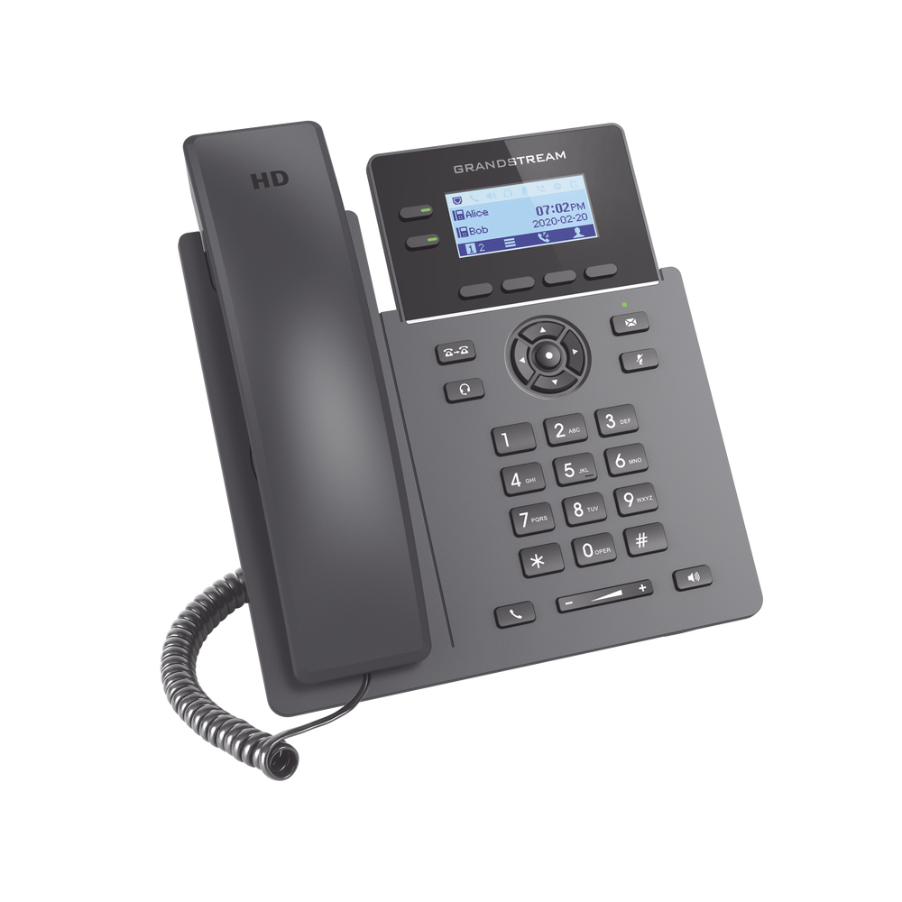 Carrier-grade Wi-Fi IP phone, 2 SIP lines with 4 accounts, Opus codec, IPV4/IPV6 with GDMS cloud management