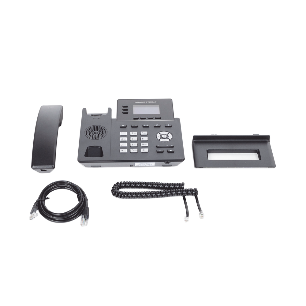 Carrier-grade IP phone, 3 SIP lines with 6 accounts, Gigabit PoE ports, Opus codec, IPv4/IPv6 with GDMS cloud management