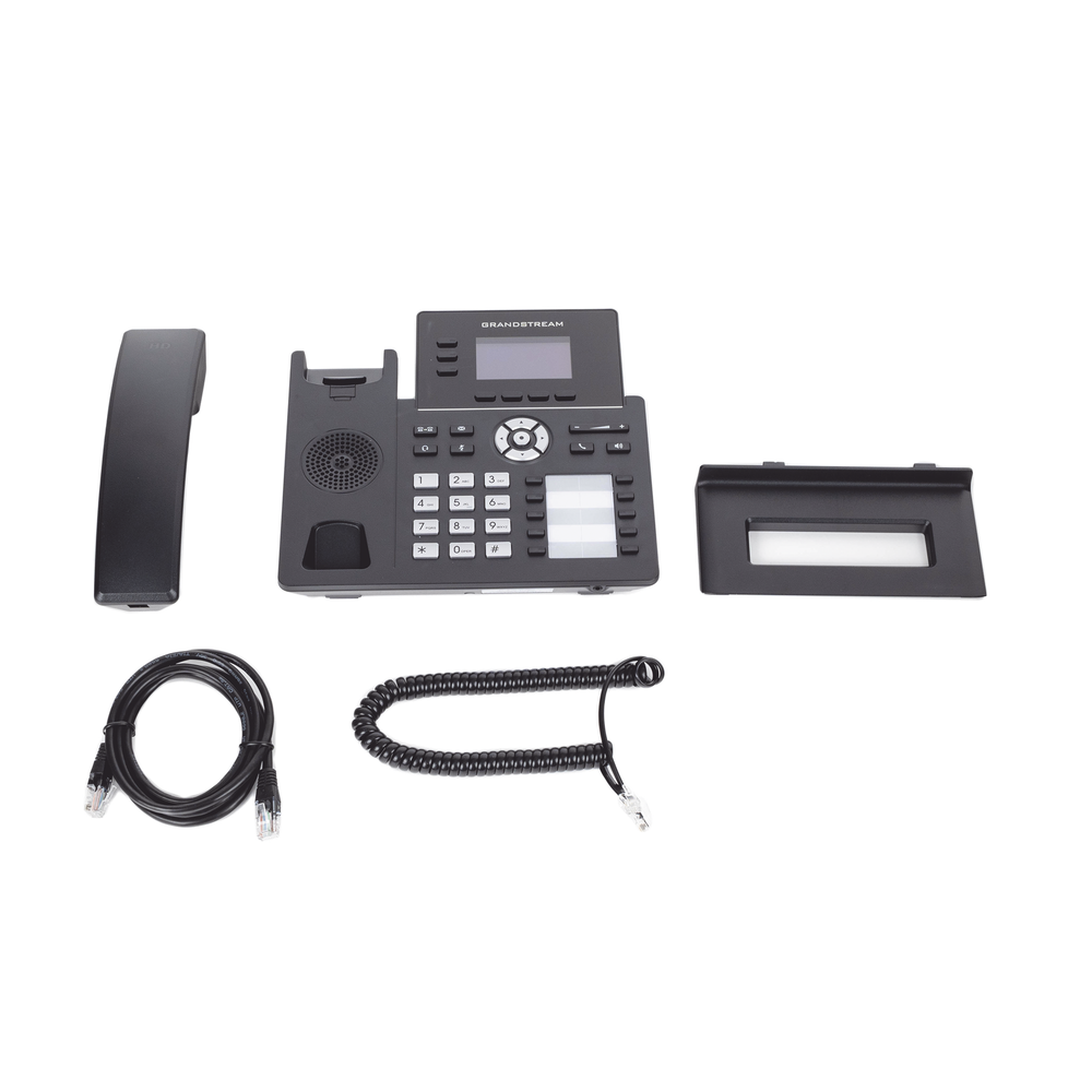 Carrier-grade IP phone, 3 SIP lines with 6 accounts, 10 BLF buttons, Gigabit ports, Opus codec, IPV4/IPV6 with GDMS cloud management