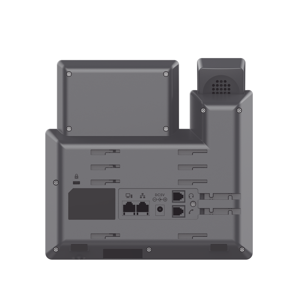 Carrier-grade IP phone, 3 SIP lines with 6 accounts, 10 BLF buttons, Gigabit PoE ports, Opus codec, IPV4/IPV6 with GDMS cloud management