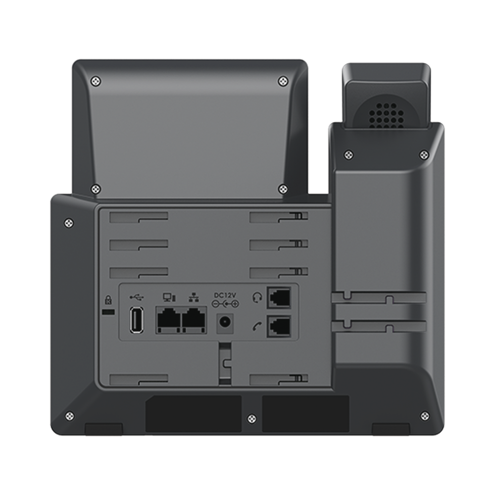 Wi-Fi IP Phone, Carrier Grade, 8 SIP lines with 4 accounts, 2.8" color display, Gigabit ports, Bluetooth, PoE, Opus codec, IPV4/IPV6 with GDMS cloud management