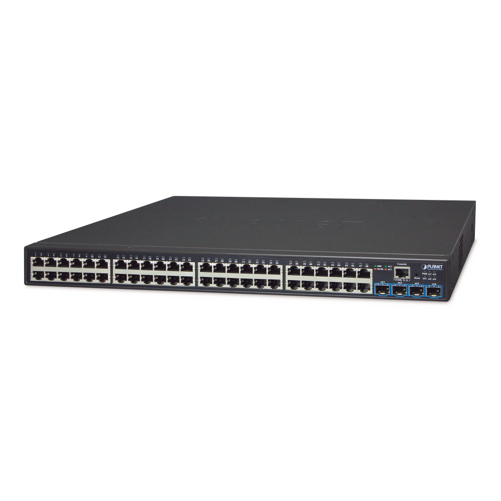 Switch Administrable de 48-puertos 10/100/1000T + 4-puertos 10G SFP+