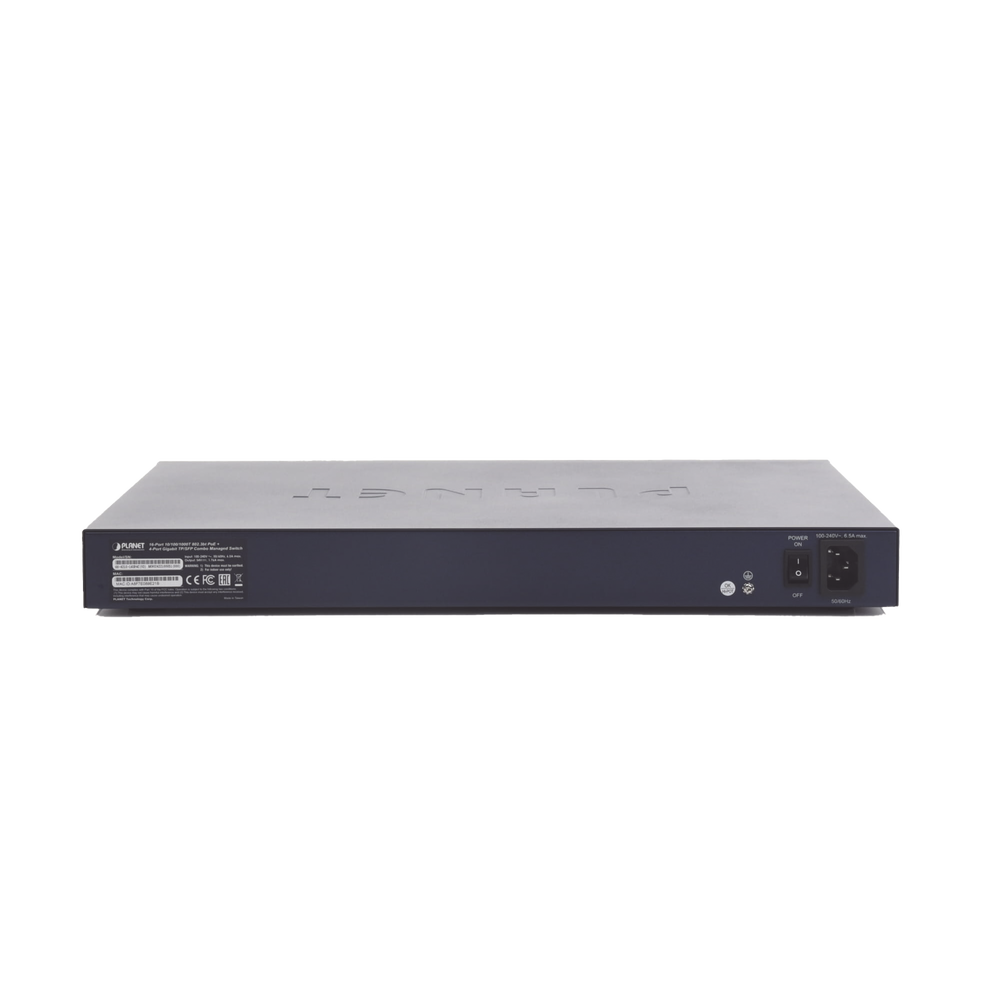 Switch administrable L2, 16 puertos 10/100/1000T Ultra PoE + 4 puertos Gigabit Combo TP/SFP