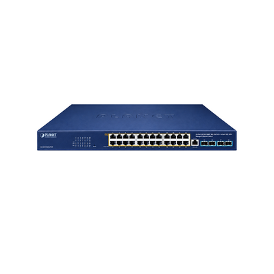 Switch Ethernet administrado de 24 puertos 10/100/1000T 802.3bt PoE + 4 puertos 10G SFP+