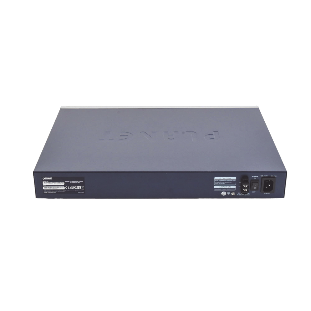 Switch Administrable L3, 24 puertos Gigabit PoE 802.3bt, 2 puertos 10G SFP+, Pantalla Tactil, Fuente Redundante, (600W)