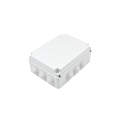 Caja de derivación de PVC Auto-extinguible con 12 entradas, tapa atornillada, 300x220x120 MM, Para Exterior (IP55)