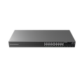 Switch Gigabit PoE+ Administrable / 16 puertos 10/100/1000 Mbps + 4 Puertos SFP Uplink / Hasta 240W / Compatible con GWN Cloud.