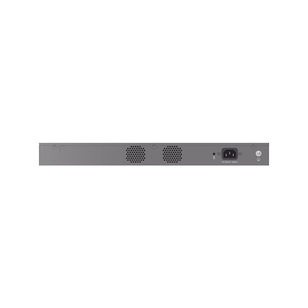 Switch Gigabit PoE+ Administrable / 16 puertos 10/100/1000 Mbps + 4 Puertos SFP+ 10G Uplink / Hasta 240W / Compatible con GWN Cloud.