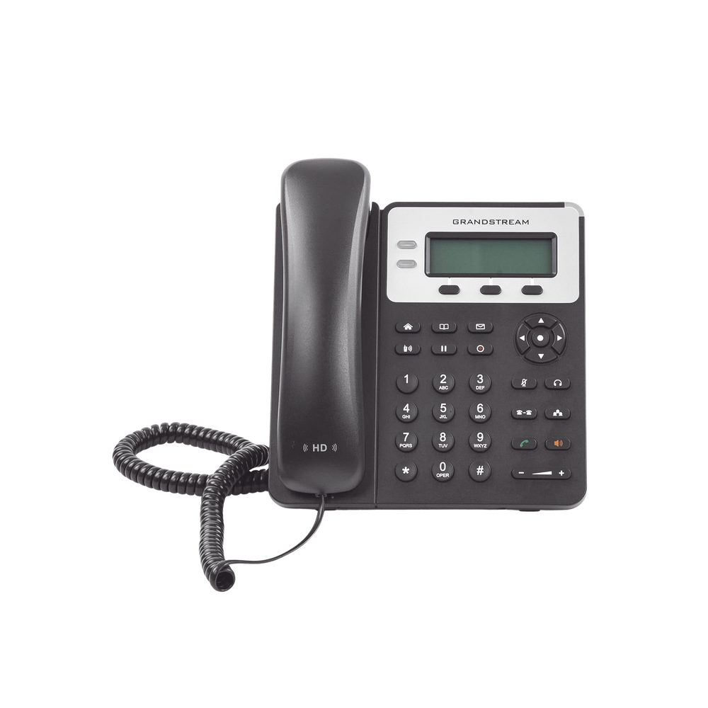2-line SMB IP phone with 3 programmable feature keys and 3-way conferencing, 5 VDC
