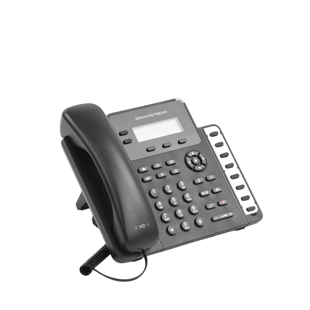 2-line SMB IP phone with 3 feature keys, 8 BLF keys, and 3-way conferencing, PoE