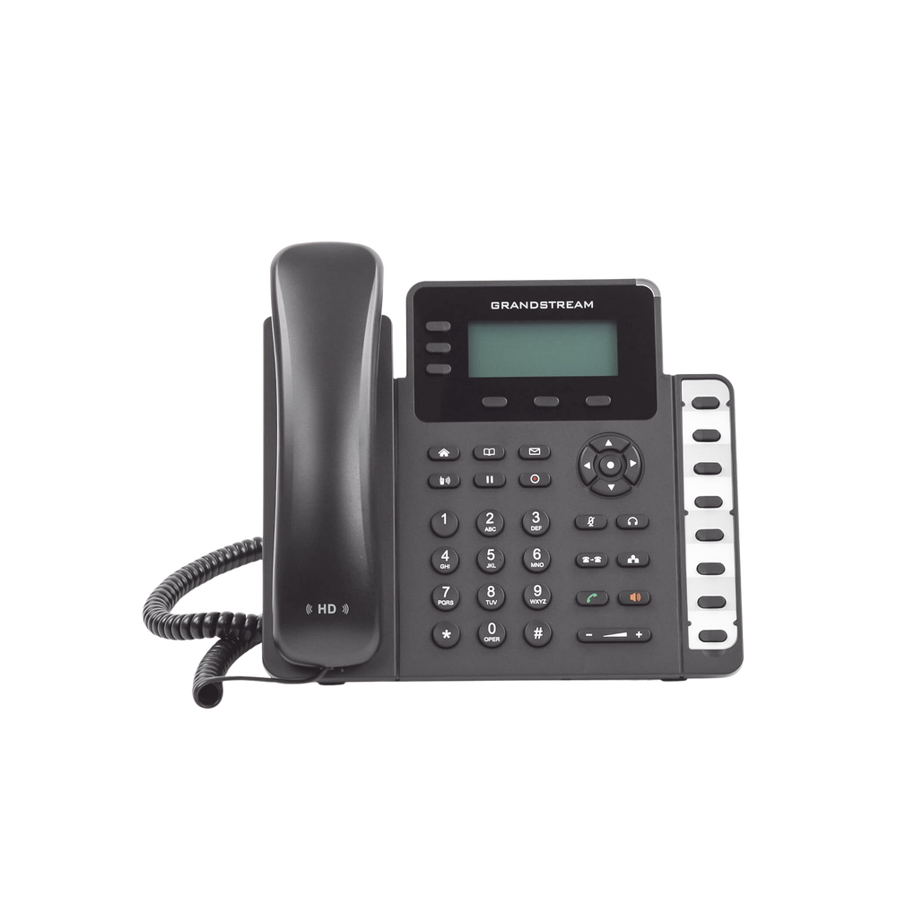 Teléfono IP SMB de 3 líneas con 3 teclas de función, 8 teclas de extensión BLF y conferencia de 4 vías, PoE