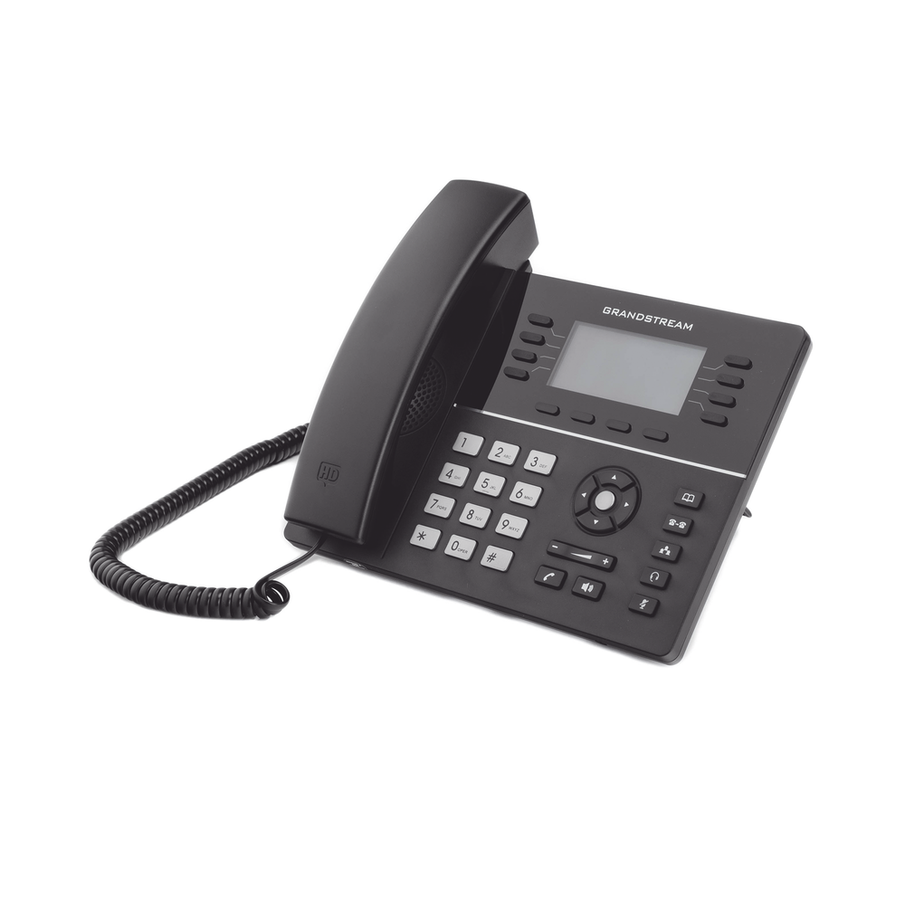 8-Line Mid-Range IP Phone with 4 Feature Keys, 32 Digital BLF Extension Keys, and 5-Way Gigabit PoE Conferencing